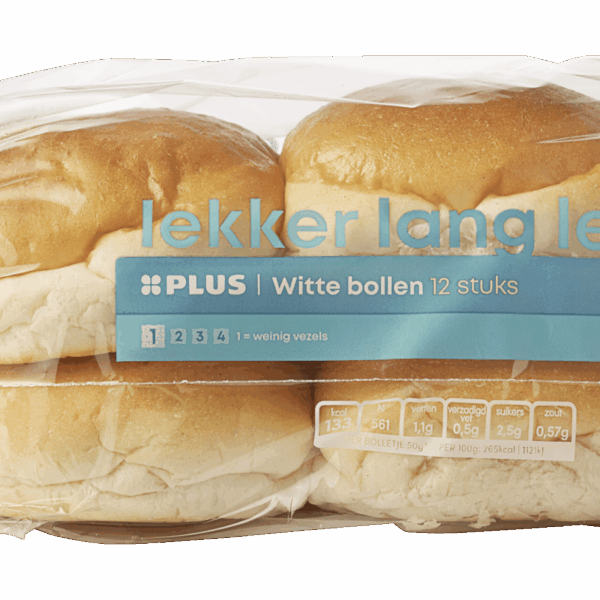 PLUS Witte bollen lekker lang lekker - PLUS