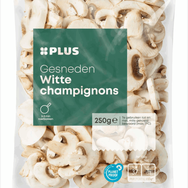 PLUS Witte champignons gesneden - PLUS