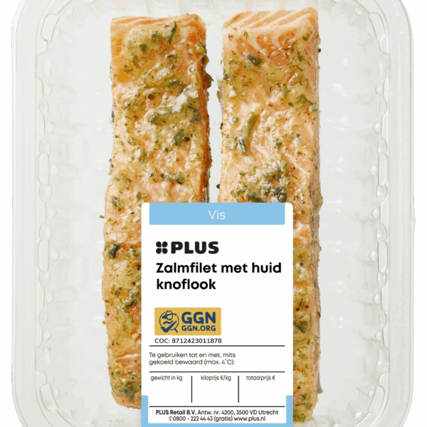 PLUS Zalmfilet met huid knoflookmarinade - PLUS
