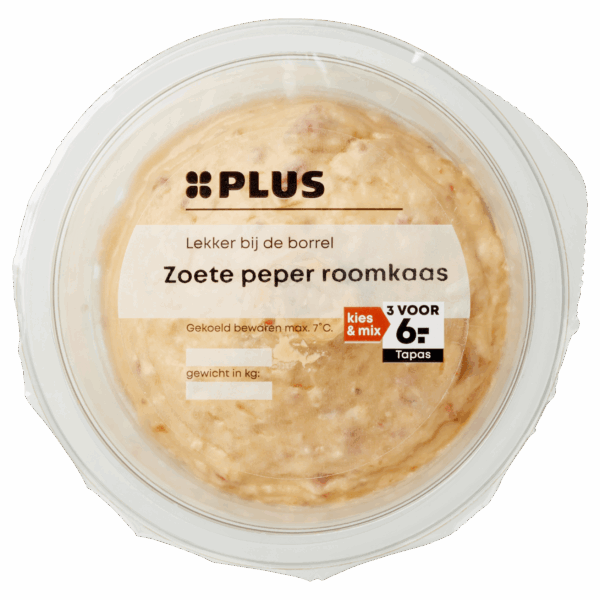 PLUS Zoete peper roomkaas - PLUS