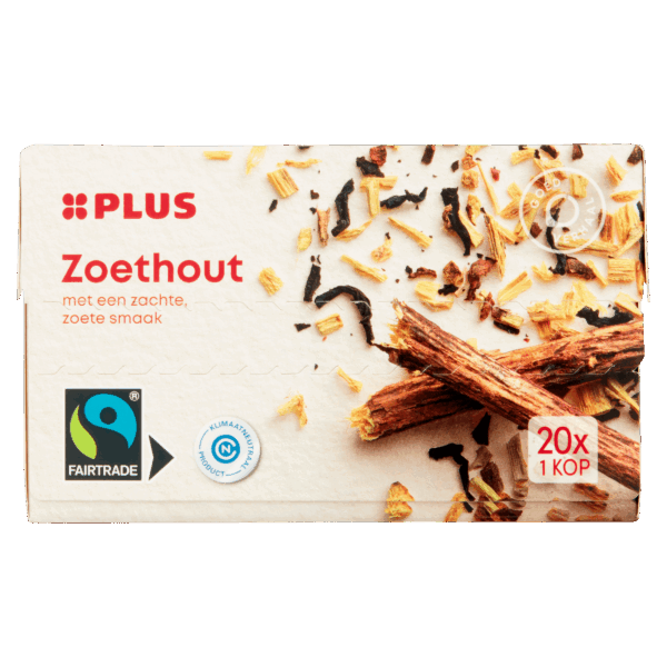 PLUS Zoethout Thee Fairtrade - PLUS