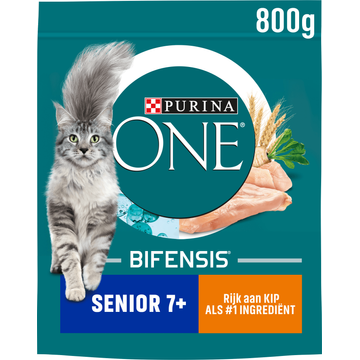 PURINA® ONE Senior 7+ Rijk aan Kip kattenvoer - JUMBO