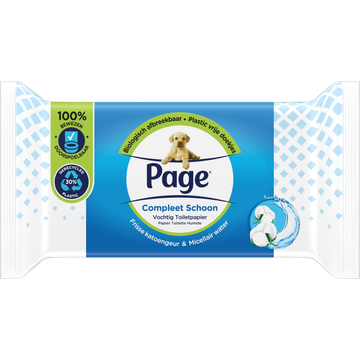 Page Compleet Schoon Vochtig Toiletpapier - JUMBO