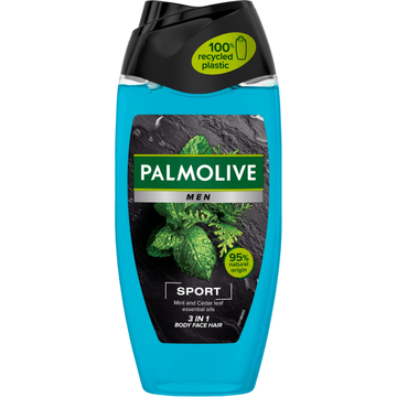 Palmolive Men Sport 3-in-1 douchegel met etherische oliën van munt en cedernaalden - JUMBO