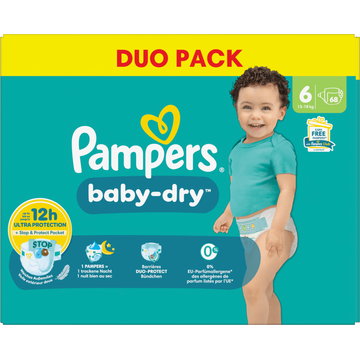 Pampers Baby-Dry Maat 6