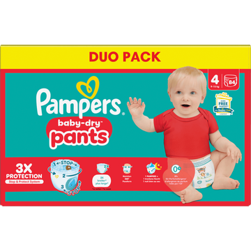 Pampers Baby-Dry Pants Luierbroekjes Maat 4 - JUMBO