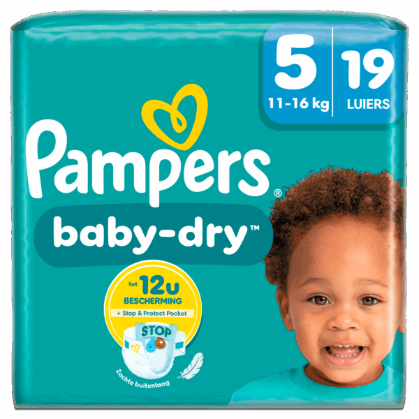 Pampers Baby-Dry maat 5 key size - PLUS