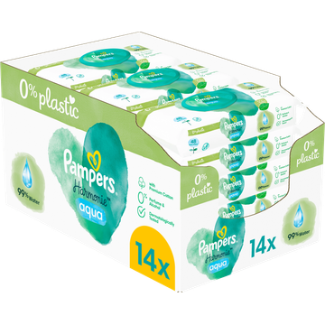 Pampers Harmonie Aqua Babydoekjes - JUMBO