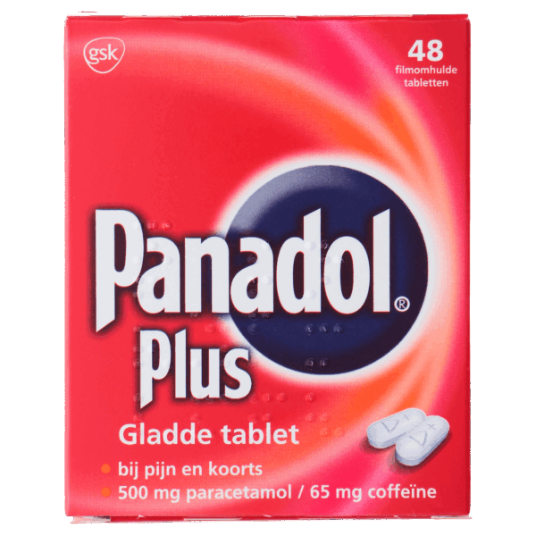 Panadol Plus Coffeine 500mg Tablet Glad - PLUS