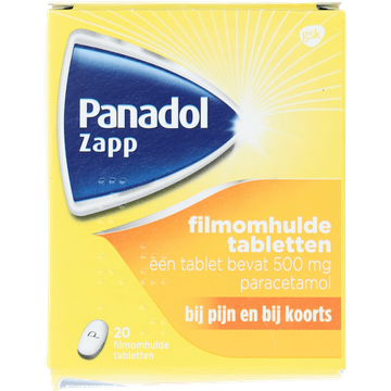 Panadol Zapp 500 mg pijnstillende tabletten - JUMBO
