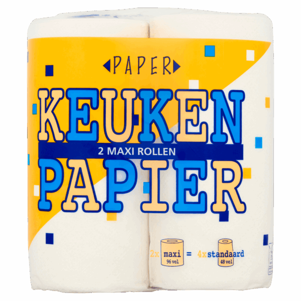 Paper Keukenpapier Maxi 2-rol - PLUS