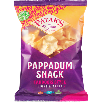 Pappadum snack Tandoori style - JUMBO