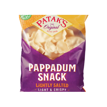 Pappadum snack lightly salted - JUMBO