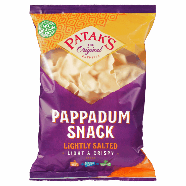 Patak's Indiase snack Pappadum snack - PLUS