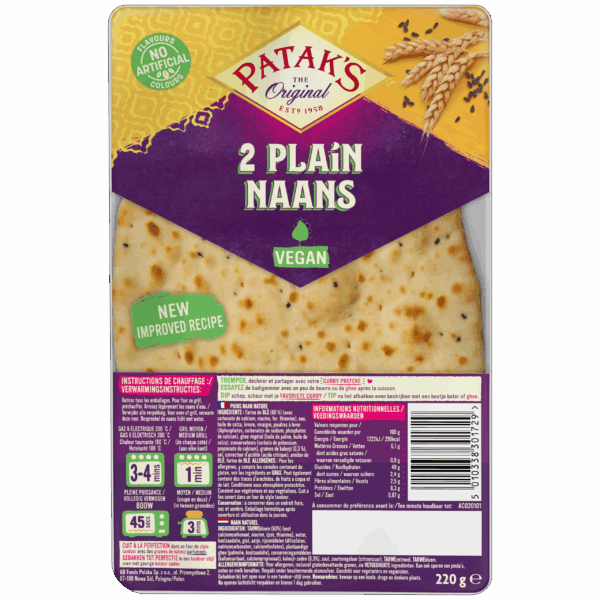 Patak's Naan Naturel - PLUS