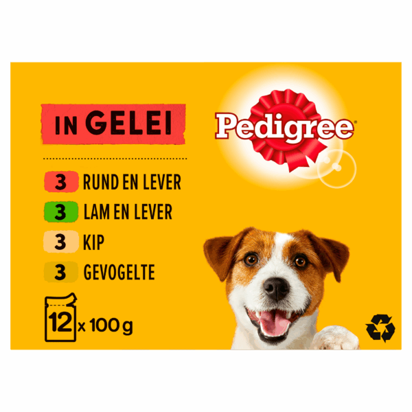 Pedigree Adult Vlees in Gelei Hondenvoer - PLUS
