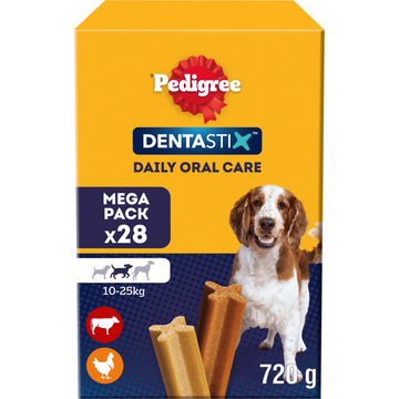 Pedigree Dentastix Medium Kauwstaaf - Gebitsverzorgende Hondensnack - 28 Stuks - JUMBO