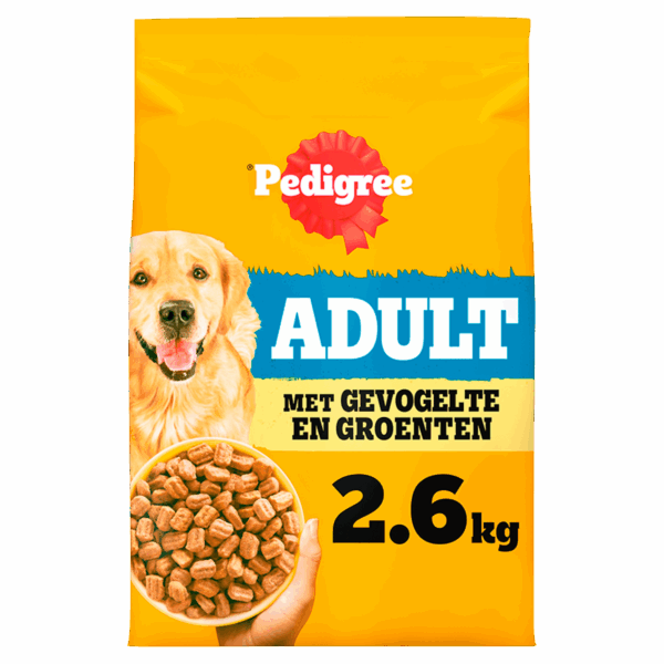 Pedigree Droog Adult Gevogelte en Groente - PLUS