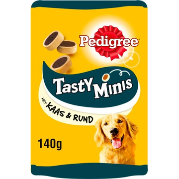 Pedigree Tasty Minis - Kaas & Rund - Hondensnacks - 140 g - JUMBO