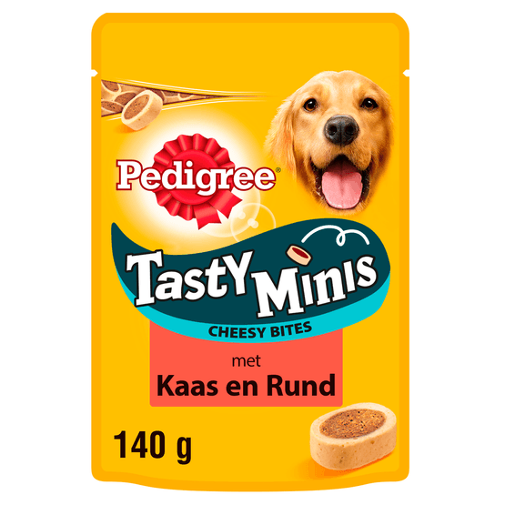 Pedigree Tasty mini's cheesy bites met kaas en vlees - Dirk