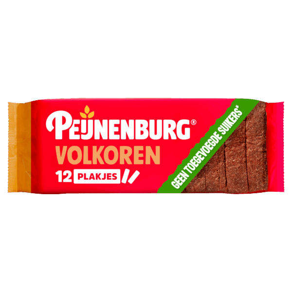 Peijnenburg Volkoren zonder toegevoegde suiker gesneden - PLUS