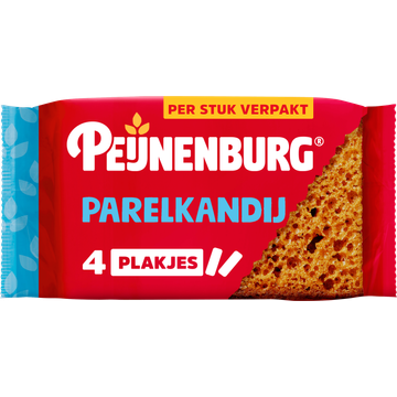 Peijnenburg ontbijtkoek parelkandij 4-pack - JUMBO