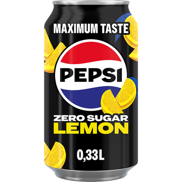 Pepsi Zero Lemon Blik 330ML - JUMBO