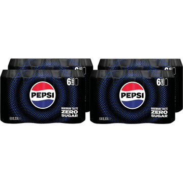 Pepsi Zero Sugar 4 x 6 x 330 ml - JUMBO