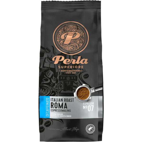 Perla Superiore Italian Roast Roma Espressomaling - Albert Heijn