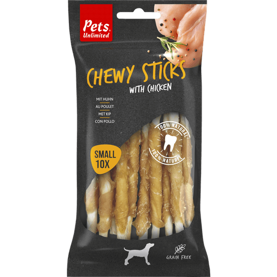 Pets Hondensnacks chewy sticks chicken - Dirk