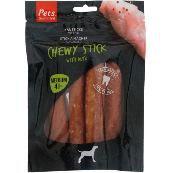 Pets Hondensnacks chewy sticks duck - Dirk
