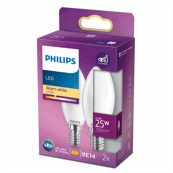 Philips LED 25W Kaars E14 FR - PLUS