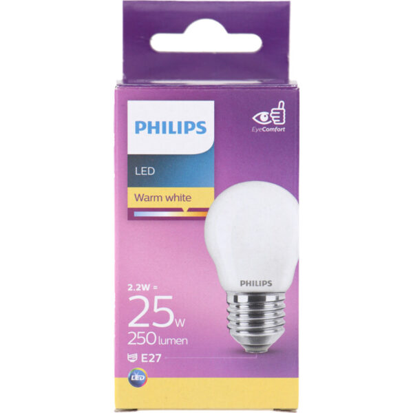 Philips LED Fil kogel mat E27 25W - Albert Heijn