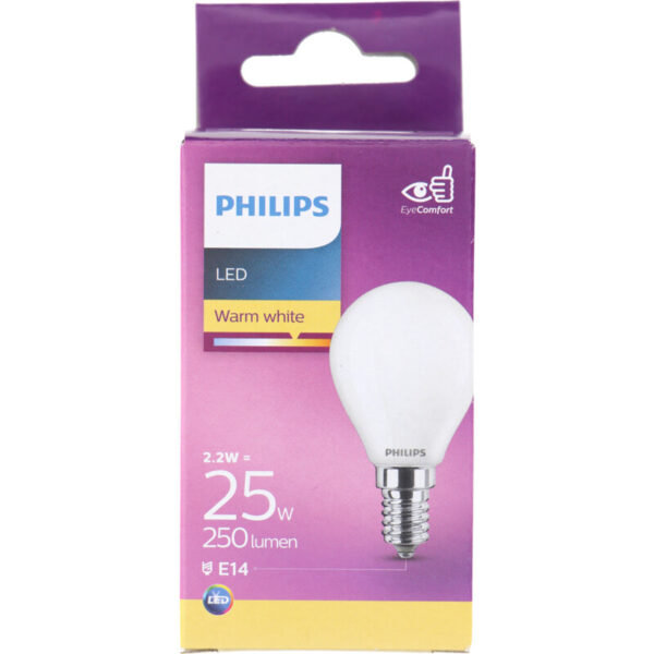 Philips LED Filament Kogel Mat E14 25W - Albert Heijn