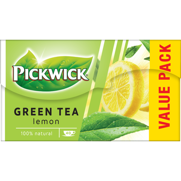 Pickwick Lemon Groene Thee Voordeelpak 40 Stuks - JUMBO