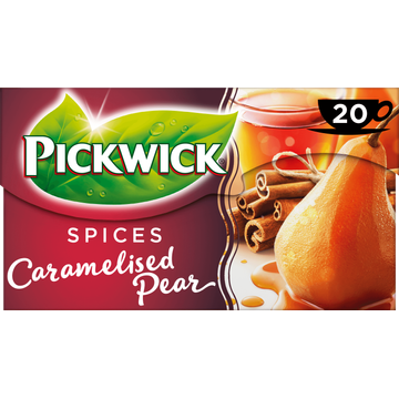 Pickwick Spices Caramelised Pear Zwarte Thee - JUMBO