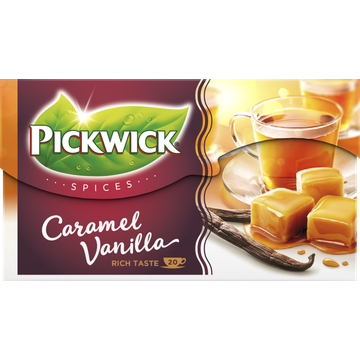 Pickwick Spices Caramelised Vanilla Zwarte Thee - JUMBO