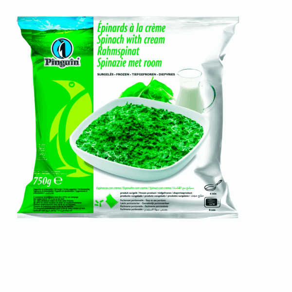 Pinguin Spinazie met Room - PLUS