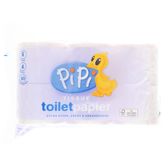 Pipi Toiletpapier 4 laags - Dirk