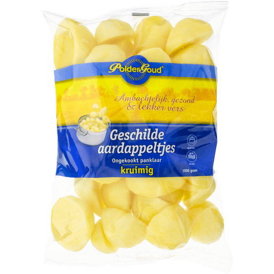 Poldergoud Geschilde aardappeltjes kruimig ongekookt - Dirk