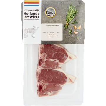 Polderlam Lamskoteletten ca. 220 g - JUMBO