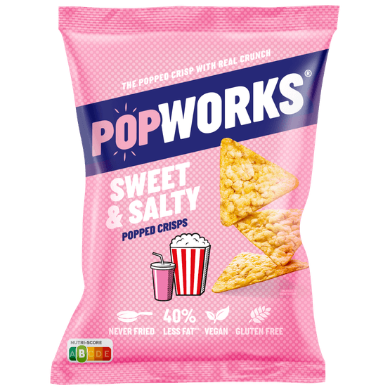 Popworks Popped crisps sweet & salty - Dirk