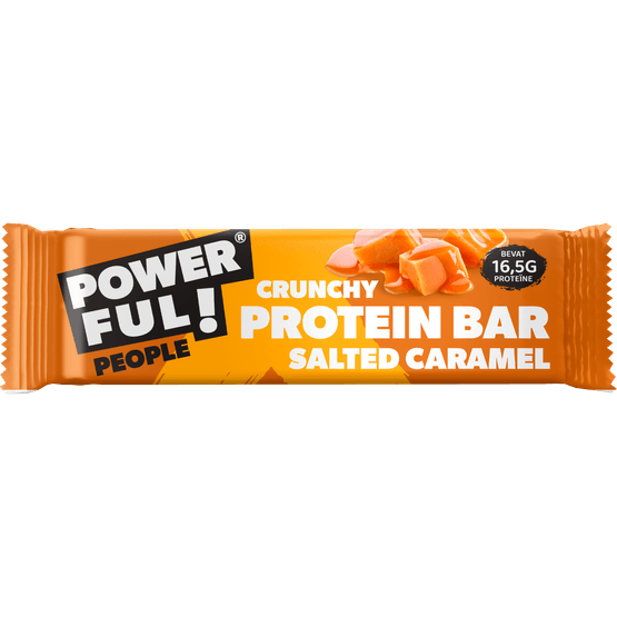Powerful People Proteine bar salted caramel - Dirk