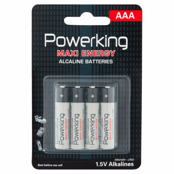Powerking Alkaline batterijen AAA - PLUS