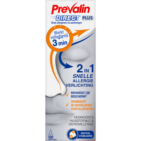 Prevalin Direct plus neusspray - Dirk