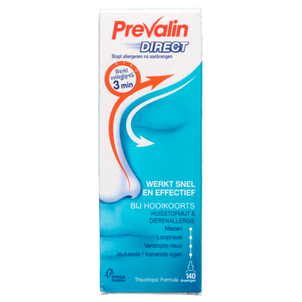 Prevalin Neusspray Direct bij Allergenen - PLUS