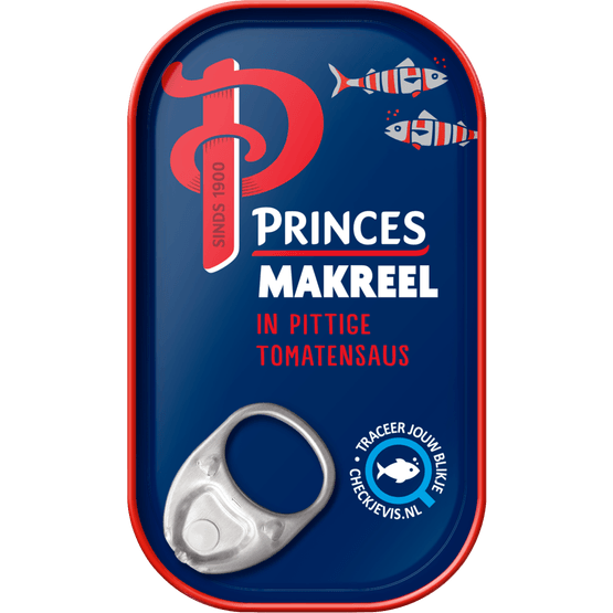 Princes Makreelfilets in pittige tomatensaus - Dirk