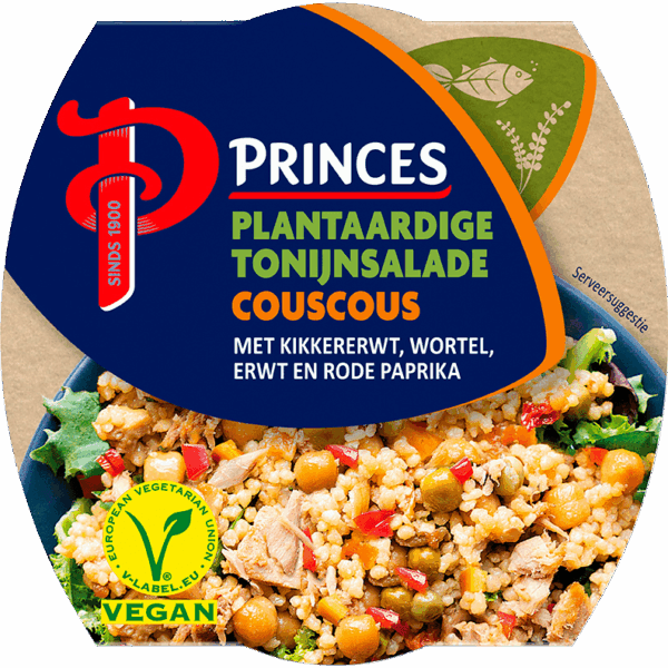 Princes Plantaardige tonijn salade couscous - PLUS