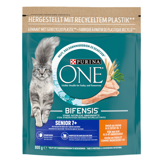 Purina One Kattenvoer senior kip & volkoren granen - Dirk