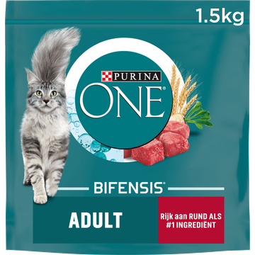 Purina® ONE Adult Rijk aan Rund kattenvoer - JUMBO
